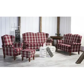 Max Winzer Couch Flachgewebe 2,5-Sitzer Rot