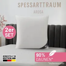 SPESSARTTRAUM Arosa Sparset 80 x 80 cm Weiß