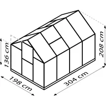 Vitavia Eos 6000 Alu Schwarz HKP 6 mm 7,5 m2