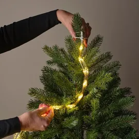 Lumineo Lichterkette Tree Lights 672 LED Teardrops 2,1m - Silber