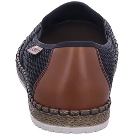 Rieker Espadrilles Herren Schwarz/Braun 43
