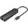 Vention TGPBB USB-C Hub 3xUSB 3.0 RJ45 Gigabit PD Schwarz ABS