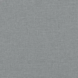 vidaXL Tagesbett Ausziehbar mit Schubladen Hellgrau 90x200 cm Stoff