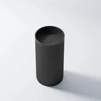 Steinberg Serie 740 Standwaschtisch, rund, ohne Überlauf, 450x450x900mm, SOLIDSurface,