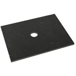 Naturel Deckplatte 80x2x46 cm Gobi black glanz KDESKATK80