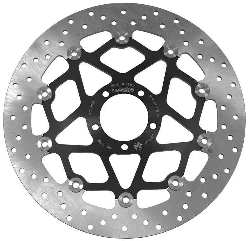 Brembo S.p.A. Serie Oro Runde schwimmend gelagerte Bremsscheibe - 1 Stk.