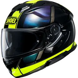 Shoei GT-Air 3 Scenario, Integralhelm - Schwarz/Neon-Gelb/Lila/Grün - XXL