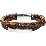 Bruno Banani Lederarmband Schmuck braun 21 cm