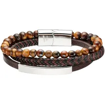 Bruno Banani Lederarmband Schmuck braun 21 cm