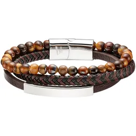 Bruno Banani Lederarmband Schmuck braun 21 cm
