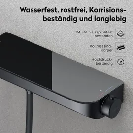 doporro Badewannenarmatur Matt Schwarz