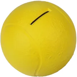HMF 48910 Spardose Tennisball mit Schlüssel Durchmesser 10 cm Gelb