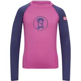 TROLLKIDS Kvalvika Langarm-t-shirt - Mallow Pink / Violet Blue - 140 cm