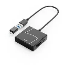 Hama Externer Speicherkartenleser USB-C® Schwarz