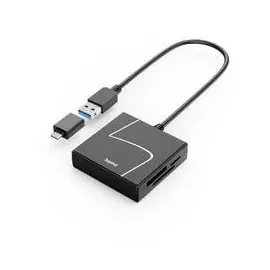 Hama Externer Speicherkartenleser USB-C® Schwarz