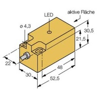 Turck Sensor nicht bündig PNP, Schließer NI15-Q30-AP6X