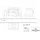 Villeroy & Boch Collaro Waschtischunterschrank C124B0VR 80x54,8x50cm, Waschtisch mittig, LED-Beleuchtung 5,7 W, graphite