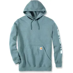 Carhartt Logo, Kapuzenpullover - Hell Petrol - XL
