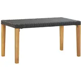 vidaXL Gartenbank 123 x 44 x 40 cm Schwarz