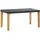 vidaXL Gartenbank 123 x 44 x 40 cm Schwarz