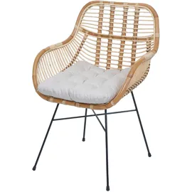 MCW Esszimmerstuhl P17 Rattan creme