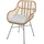 MCW Esszimmerstuhl P17 Rattan creme