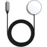 Satechi ST-UCQIMCM Drinnen, USB Kabelloses Aufladen 1,5 m, Grau Weiß