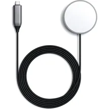 Satechi ST-UCQIMCM Drinnen, USB Kabelloses Aufladen 1,5 m, Grau Weiß