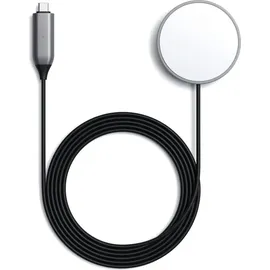 Satechi ST-UCQIMCM Drinnen, USB Kabelloses Aufladen 1,5 m, Grau Weiß