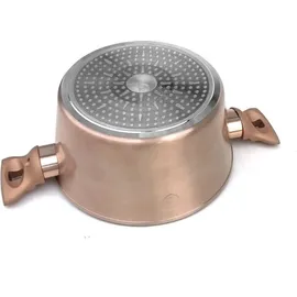 Berlinger Haus Rose Gold Topf-Set 14-tlg. 3 x Kochtopf + 2 x Bratpfanne + 3 x Messer + 4 x Küchenutensilien + 2 x Untersetzer