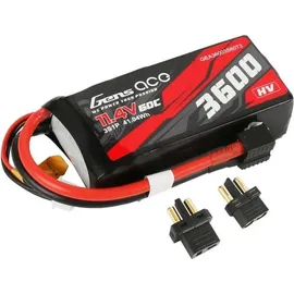 Gens Ace 3600mAh 11.4V 3S1P 60C High Voltage Lipo Battery Pack with XT60/T-plug (11.40 V, 3600 mAh)