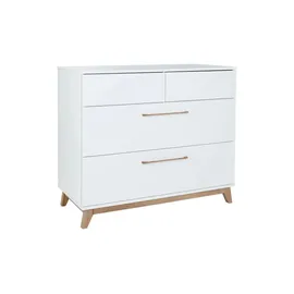 Wickelkommode Lina Lina , weiß , Maße (cm): B: 115 H: 194