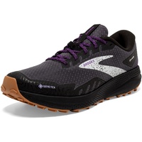 Brooks Damen Divide 4 GTX Sneaker, Black/Blackened Pearl/Purple, 36.5