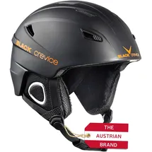 Black Crevice Skihelm Kitzbühel, schwarz/orange, XL