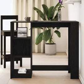 vidaXL Bartisch 124 x 46 x 103,5 cm Schwarz