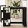 vidaXL Bartisch 124 x 46 x 103,5 cm Schwarz