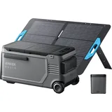 Anker SOLIX EverFrost 2 58l Akku-Kühlbox + Herausnehmbarer Akku + 100W Solarpanel