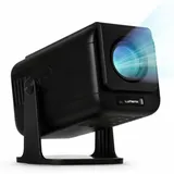 Lumenix Neo Mini-Beamer, Full HD Smart Projektor mit Android 13, Schwarz - Schwarz