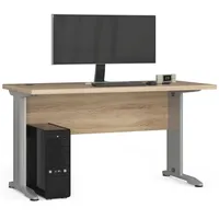 Akord - Pc-schreibtisch Bm135 in der Farbe Sonoma-Eiche B135 x H76 x T60 cm
