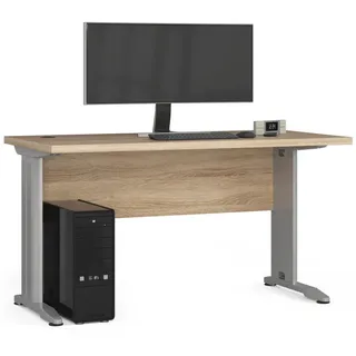 Akord - Pc-schreibtisch Bm135 in der Farbe Sonoma-Eiche B135 x H76 x T60 cm