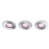 Philips Hue White and Color Ambiance Xamento Einbauleuchte rund weiß Set, 3-tlg. (929003074801)