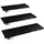 karat homeliving Diamond 30 x 90 cm Schwarz
