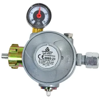FireFix Gas-Druckregler für Innenräume 2-fach Typ F1-t