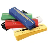 SOENNECKEN Heftstreifen 3180 PP Metalldeckl. rot 25 St./Pack.