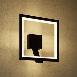 LUCANDE LED-Außenwandlampe Square graphitgrau