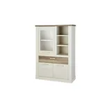 Höffner Vitrine ¦ holzfarben ¦ Maße (cm): B: 110 H: 160 T: 41.0