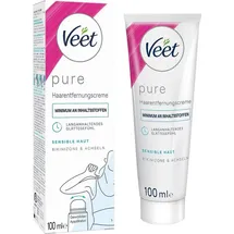 Veet Enthaarungscreme Bikini & Achseln Sensitive Haut Bodylotion 100 ml Damen