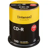 Intenso CD-R 100er Spindel 700MB 52x Speed CD-Rohlinge