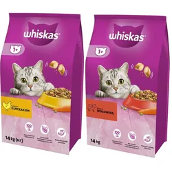 WHISKAS Adult Rind und Karotte 14kg  + WHISKAS Adult Rind und Karotte 14kg