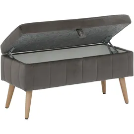 OTTO home Truhenbank AMIRA grau 81 x 36 x 43 cm
